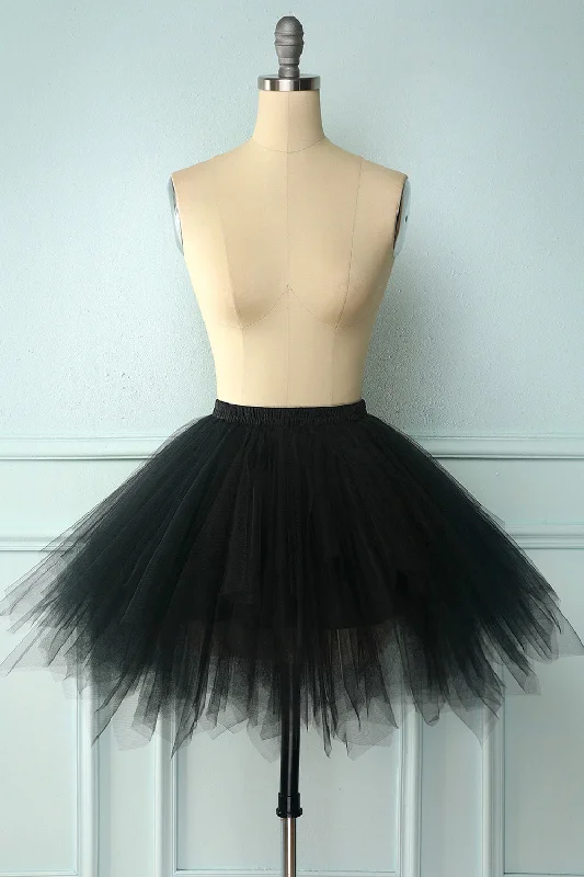 Black Halloween Dance Skirt