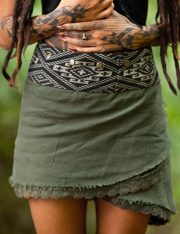 Shamanic Earth Skirt - Green