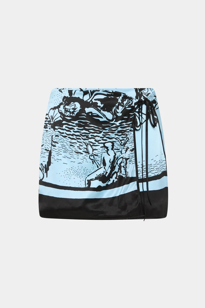 (PRE-ORDER) DREAMWOOD MINI SKIRT - BRISE SOLEIL