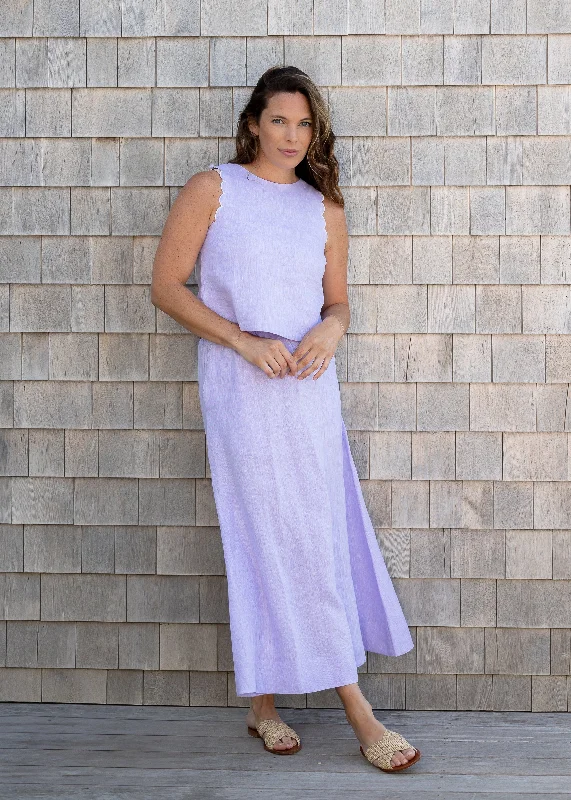 Lavender Chambray