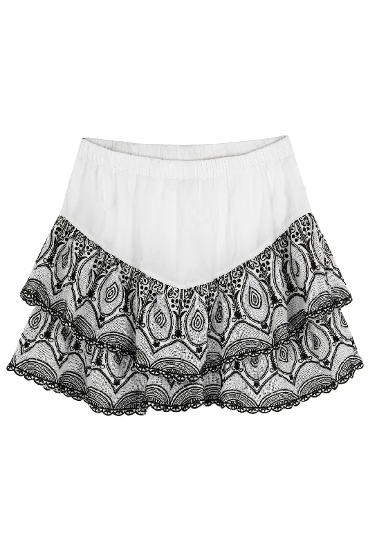 Victorian Inspired Embroidered Skirt