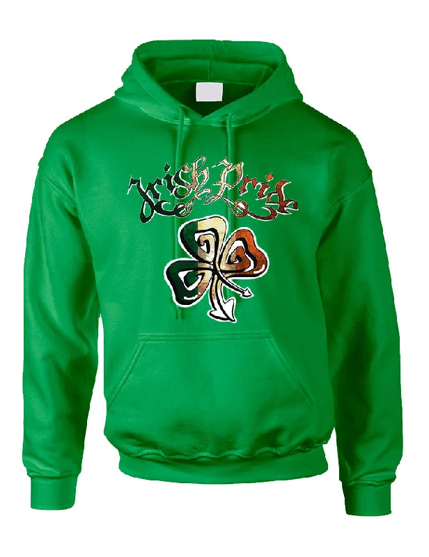 Adult Hoodie Irish Pride Shamrock St Patrick's Party Top