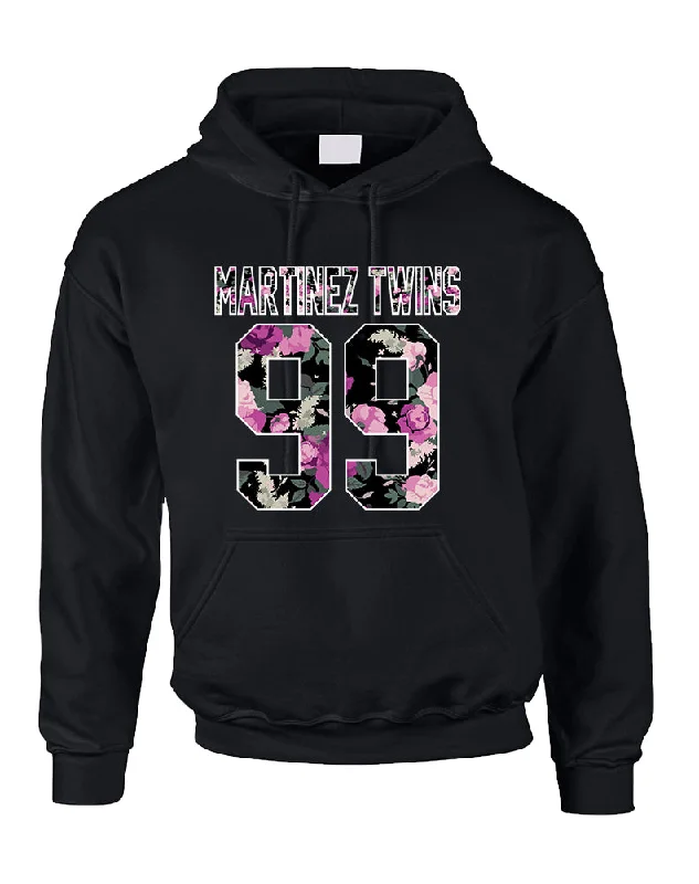 Adult Hoodie Martinez Twins 99 Flower Print Trendy Cool Top