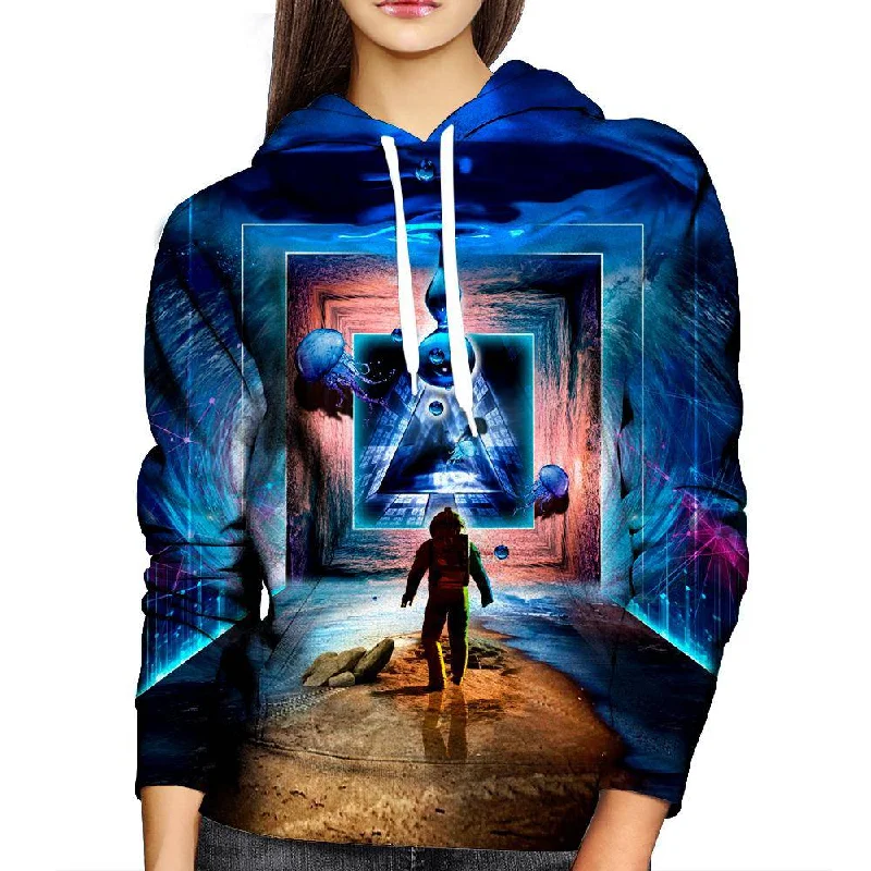 Astronaut Portal To The Beyond Womens Hoodie