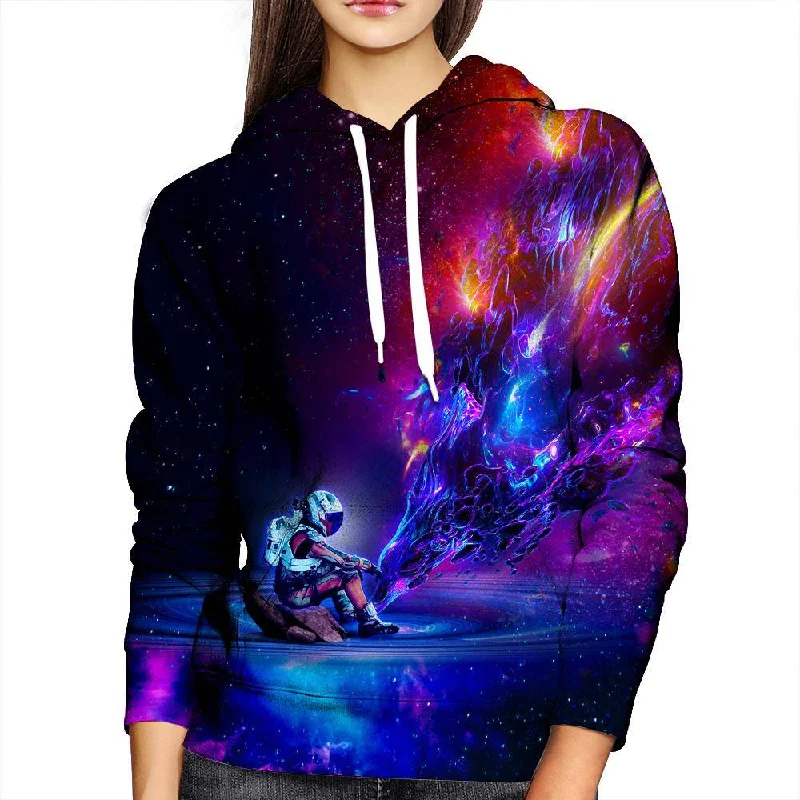 Astronaut Texture Womens Hoodie