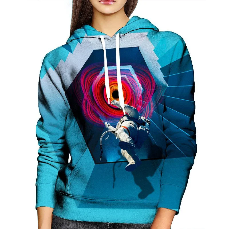 Into The Unknown Astronaut Womens Hoodie