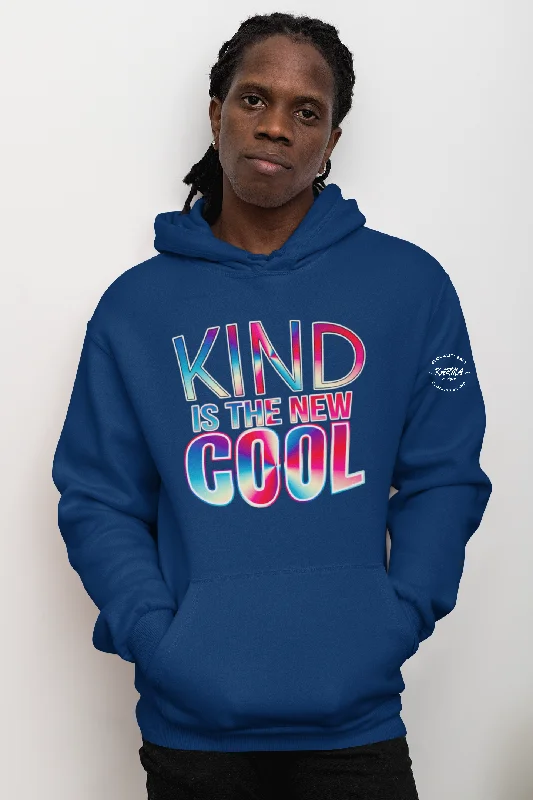 "KIND IS THE NEW COOL" Preimum Cotton Unisex Hoodie