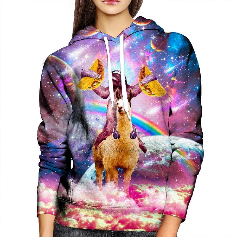 Sloth And Friends Womens Hoodie