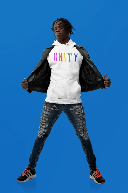 "UNITY RAINBOW" Premium Organic Cotton Unisex Hoodie