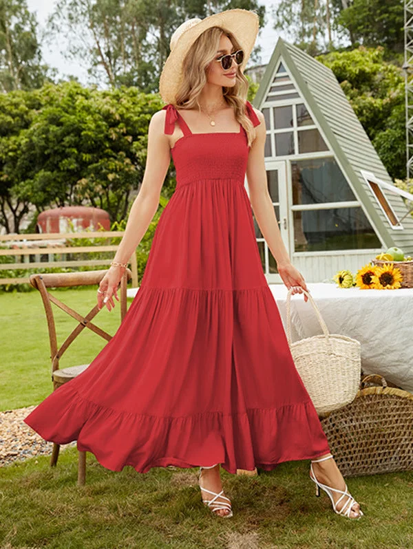 Summer Casual Butterfly Long Dresses