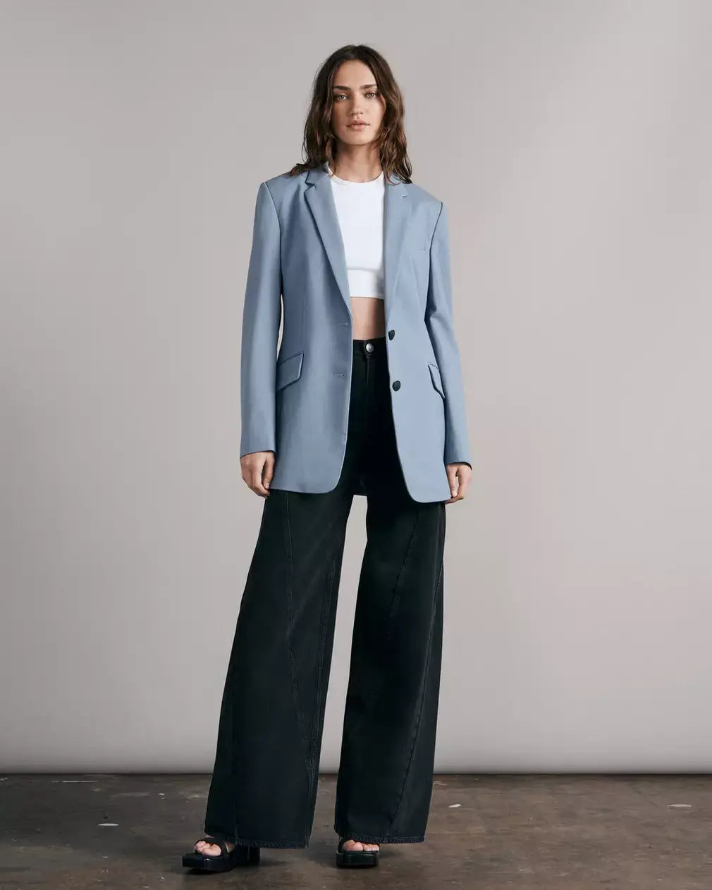 Rag & Bone - Charles Twill Blazer in Prairie Blue