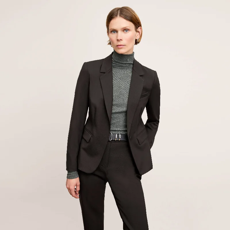 Yasmine Blazer - Wool Twill :: Black