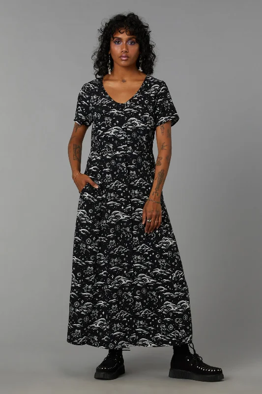 Cloudy Nights Goth Dress