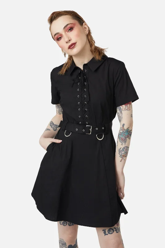 Collar Punk Dress