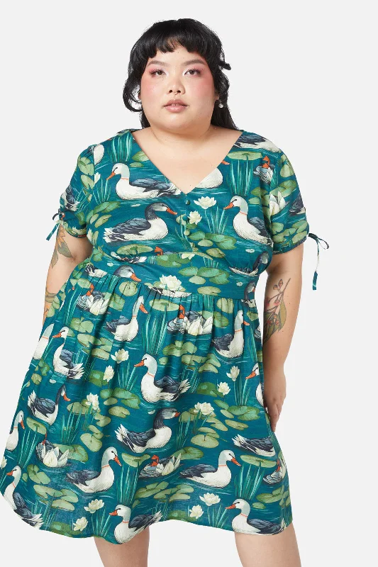 Curve Duck To Water Dress