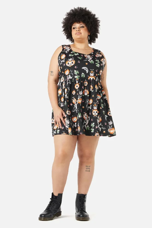 Curve Pumpkin Patch Kitty Dress