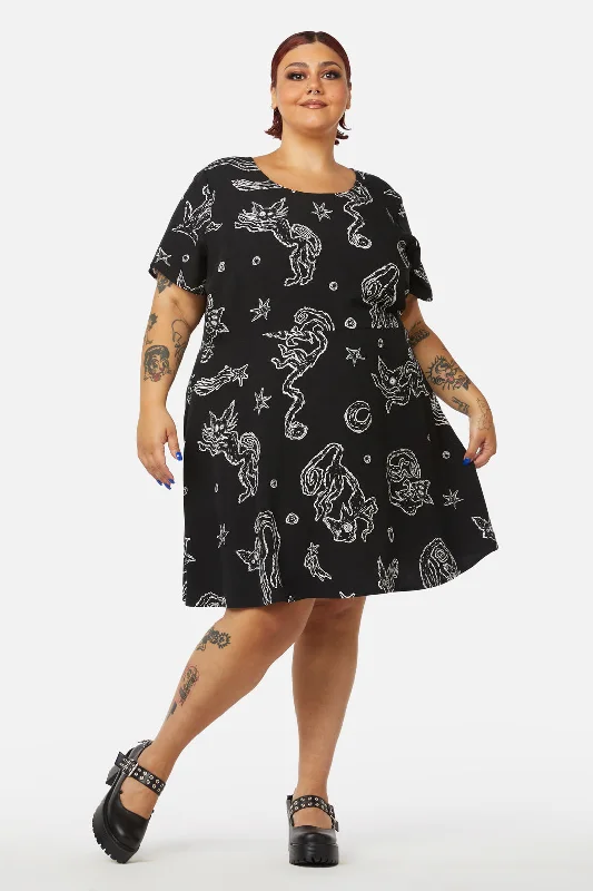 Curve Shadows Dress