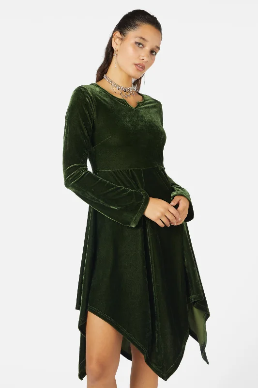 Fern Velvet Dress