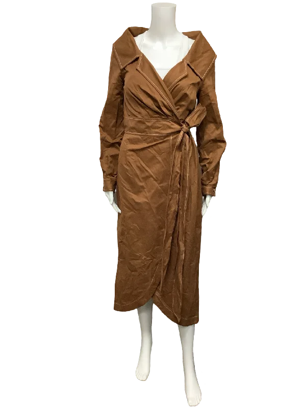 Staud Dress Trench Maxi Length Size: M