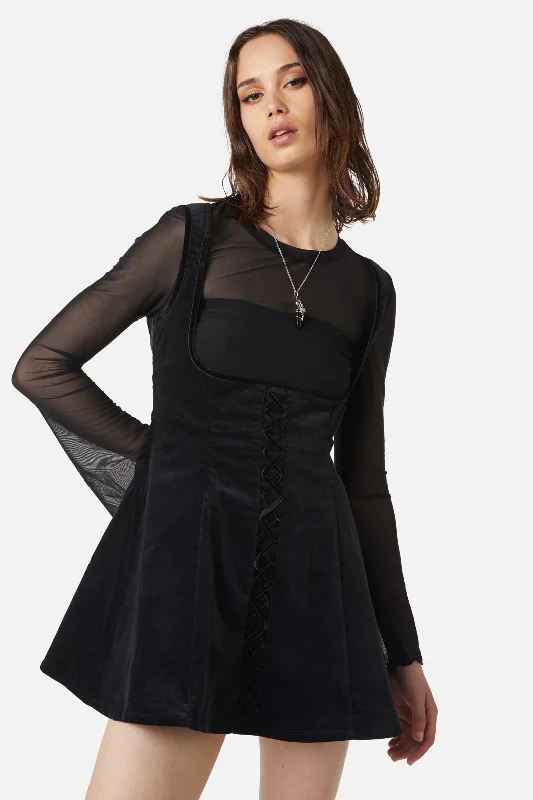 Velvet Underbust Dress