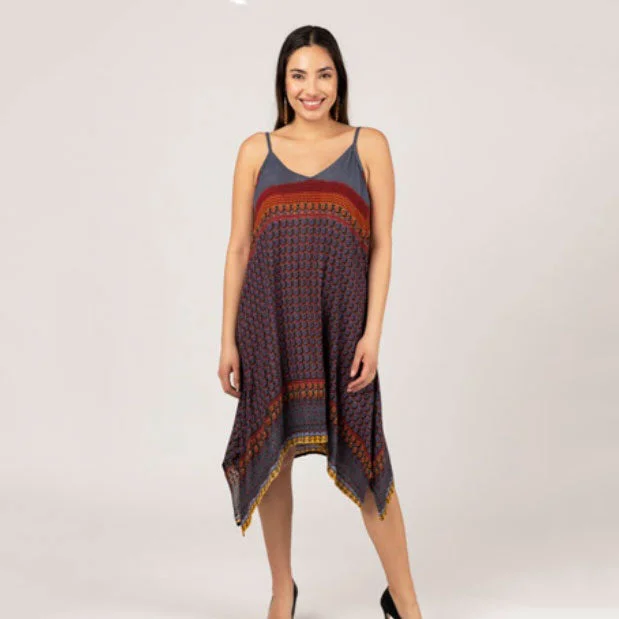 Boho Sundress - Plum, Nepal