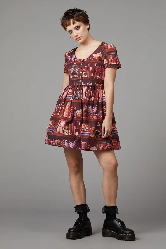 Bookish Print Dress