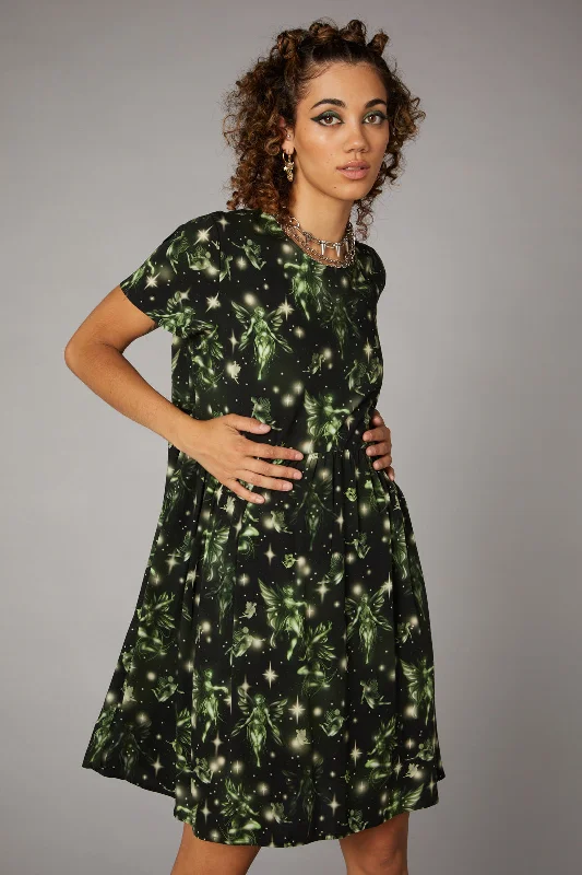 Forest Fairy Print Dress