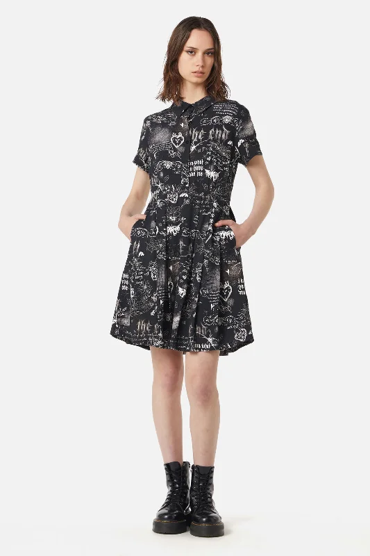 Lover's Departure Printed Dress