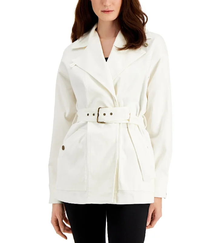 INC International Concepts Dropped Shoulder Trench Coat