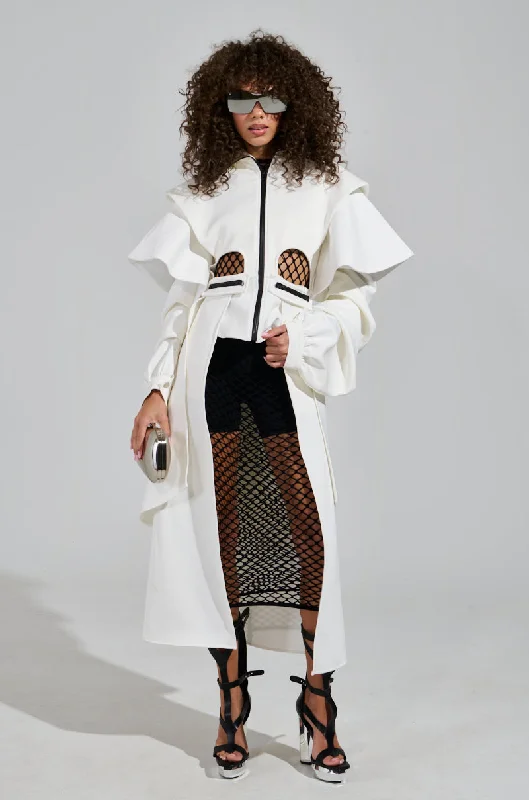 FUTURA CUTOUT SCUBA TRENCH