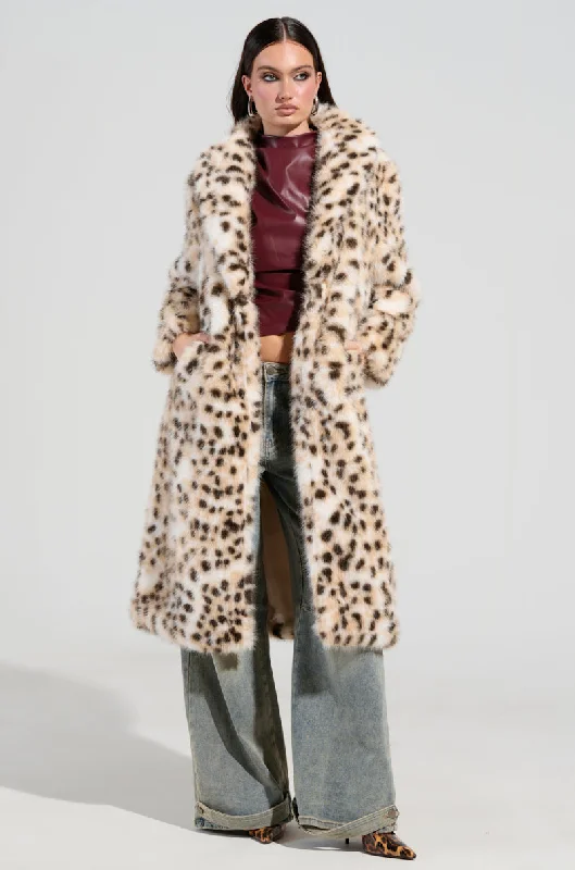 ONE OF ONE FAUX FUR TRENCH