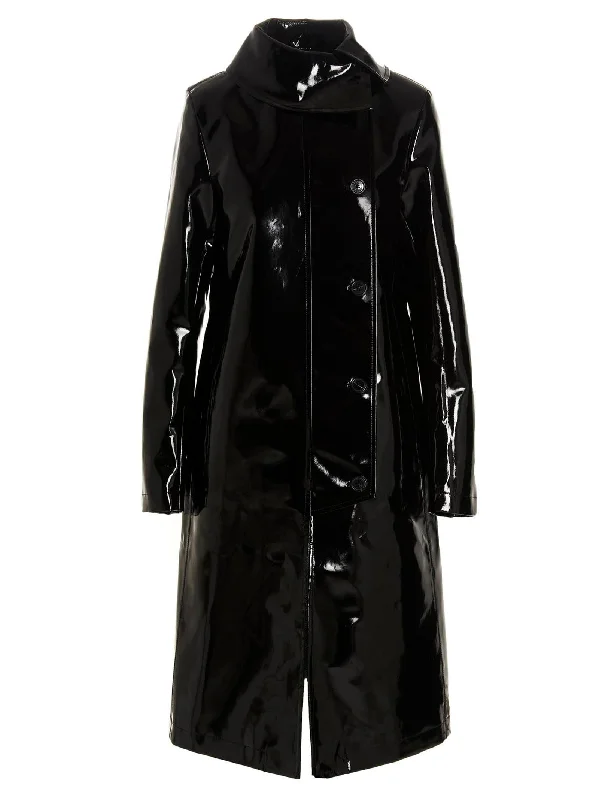 Vinyl Trench Coat