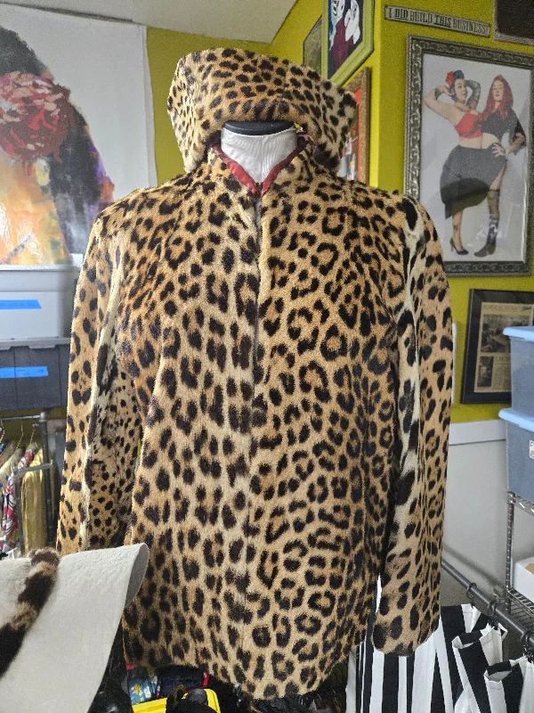 Vintage Cheetah fur coat & hat