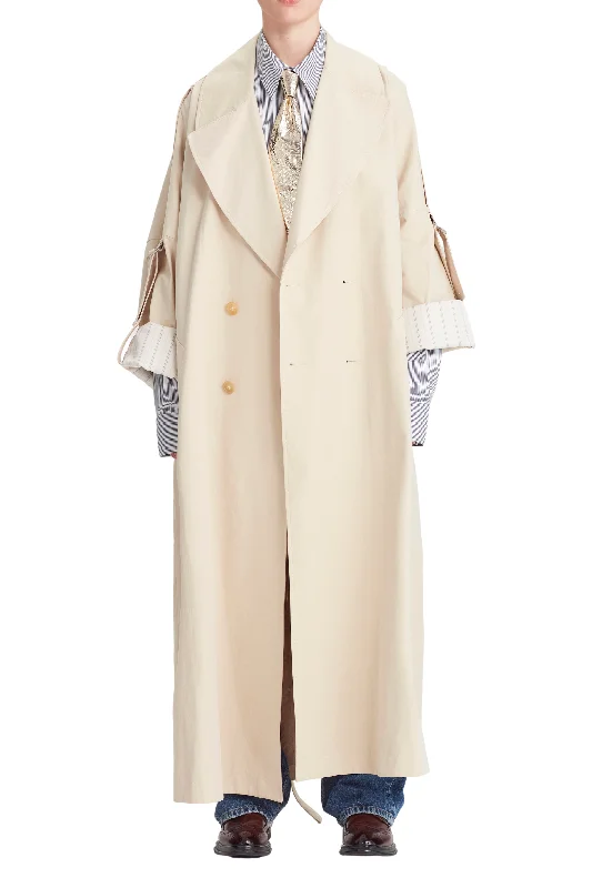 Oversize Twill Trench