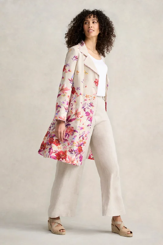 Floral Printed Coat