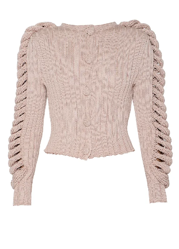 JOANA SIGNATURE SLEEVES CARDIGAN