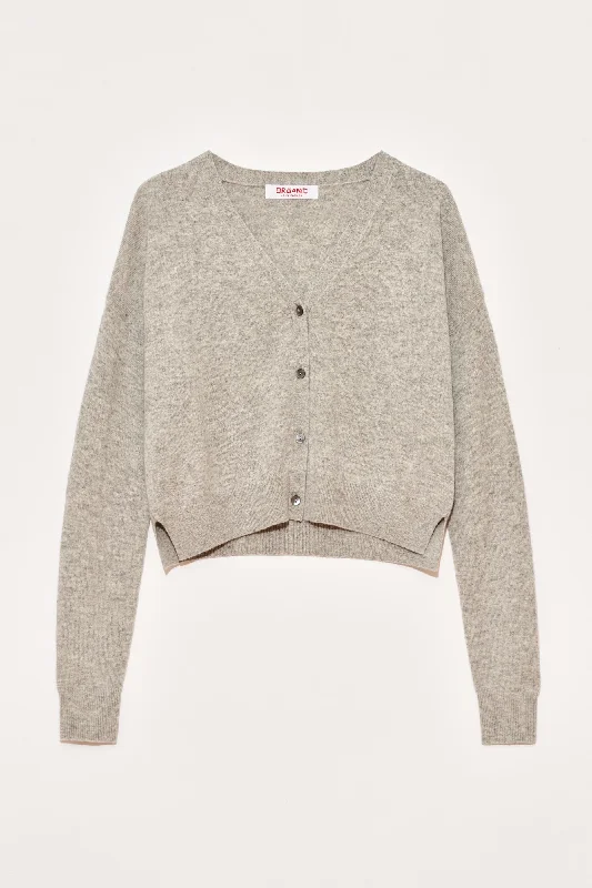 Cropped Cashmere Cardigan