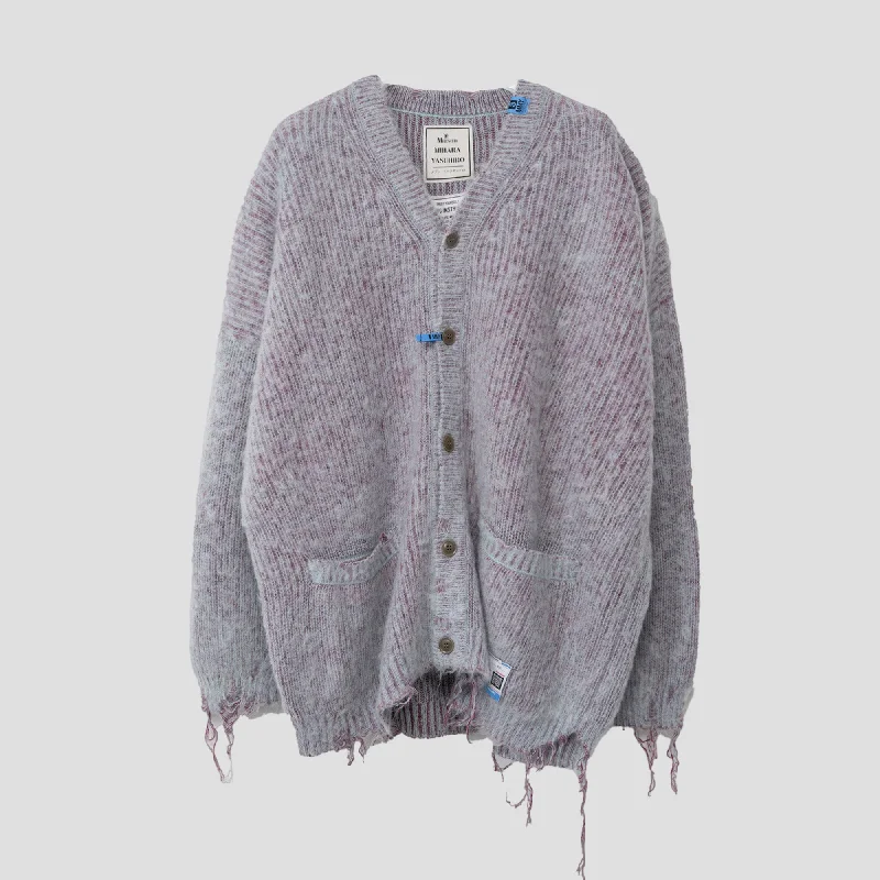 MOHAIR KNIT CARDIGAN