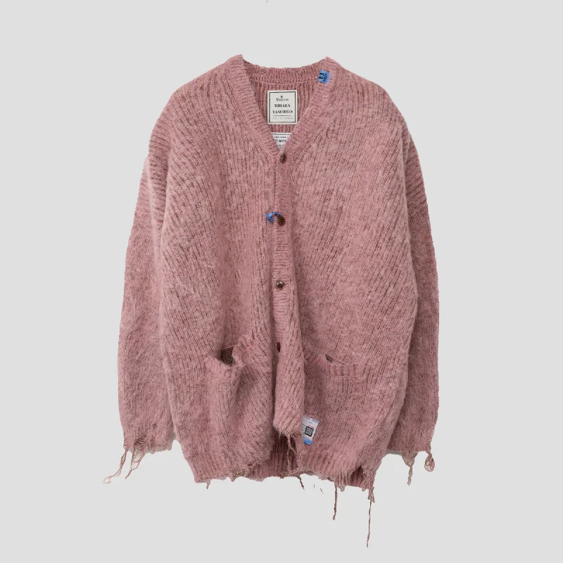 MOHAIR KNIT CARDIGAN