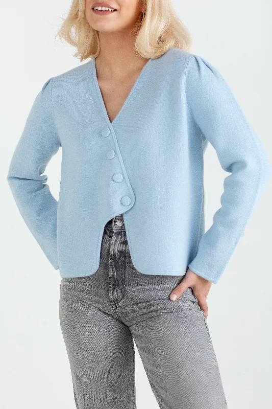 "The Clara" - Wave Cardigan (Blue)